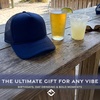 image:imageFunky Junque Blank Mesh Foam Lightweight Snapback Trucker Hat  Lightweight Foam Trucker Hat with Breathable Mesh Back Golf Beach and Street Style Trendy Trucker Hats for MenNavy