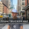image:imageFunky Junque Blank Mesh Foam Lightweight Snapback Trucker Hat  Lightweight Foam Trucker Hat with Breathable Mesh Back Golf Beach and Street Style Trendy Trucker Hats for MenWhiteWhite