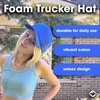 image:imageFunky Junque Blank Mesh Foam Lightweight Snapback Trucker Hat  Lightweight Foam Trucker Hat with Breathable Mesh Back Golf Beach and Street Style Trendy Trucker Hats for MenRoyal Blue