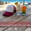 image:imageFunky Junque Blank Mesh Foam Lightweight Snapback Trucker Hat  Lightweight Foam Trucker Hat with Breathable Mesh Back Golf Beach and Street Style Trendy Trucker Hats for MenWhiteMaroon
