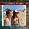 image:imageFunky Junque Blank Mesh Foam Lightweight Snapback Trucker Hat  Lightweight Foam Trucker Hat with Breathable Mesh Back Golf Beach and Street Style Trendy Trucker Hats for MenWhiteMaroon