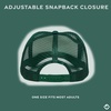 image:imageFunky Junque Blank Mesh Foam Lightweight Snapback Trucker Hat  Lightweight Foam Trucker Hat with Breathable Mesh Back Golf Beach and Street Style Trendy Trucker Hats for MenWhiteDark Green