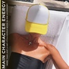 image:imageFunky Junque Blank Mesh Foam Lightweight Snapback Trucker Hat  Lightweight Foam Trucker Hat with Breathable Mesh Back Golf Beach and Street Style Trendy Trucker Hats for MenWhiteYellow