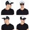 image:imageFunky Junque Blank Mesh Foam Lightweight Snapback Trucker Hat  Lightweight Foam Trucker Hat with Breathable Mesh Back Golf Beach and Street Style Trendy Trucker Hats for MenHat BlackWhite  Sunglasses Black