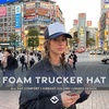 image:imageFunky Junque Blank Mesh Foam Lightweight Snapback Trucker Hat  Lightweight Foam Trucker Hat with Breathable Mesh Back Golf Beach and Street Style Trendy Trucker Hats for MenWhiteNavy