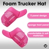 image:imageFunky Junque Blank Mesh Foam Lightweight Snapback Trucker Hat  Lightweight Foam Trucker Hat with Breathable Mesh Back Golf Beach and Street Style Trendy Trucker Hats for Men2 Pack  Hot Pink  Neon Yellow