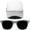 image:imageFunky Junque Blank Mesh Foam Lightweight Snapback Trucker Hat  Lightweight Foam Trucker Hat with Breathable Mesh Back Golf Beach and Street Style Trendy Trucker Hats for MenHat Heather GreyWhite  Sunglasses Heather Grey