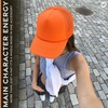 image:imageFunky Junque Blank Mesh Foam Lightweight Snapback Trucker Hat  Lightweight Foam Trucker Hat with Breathable Mesh Back Golf Beach and Street Style Trendy Trucker Hats for MenNeon Orange