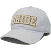 image:imageFunky Junque Bride Baseball Cap Bachelorette Party Hats for Bridesmaids  Cotton baseball cap with chenille patch lettering for bachelorette parties bridal showers engagements amp bridesmaid giftsWhite Bride