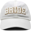 image:imageFunky Junque Bride Baseball Cap Bachelorette Party Hats for Bridesmaids  Cotton baseball cap with chenille patch lettering for bachelorette parties bridal showers engagements amp bridesmaid giftsWhite Bride