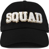 image:imageFunky Junque Bride Baseball Cap Bachelorette Party Hats for Bridesmaids  Cotton baseball cap with chenille patch lettering for bachelorette parties bridal showers engagements amp bridesmaid giftsBlack Squad