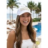 image:imageFunky Junque Bride Baseball Cap Bachelorette Party Hats for Bridesmaids  Cotton baseball cap with chenille patch lettering for bachelorette parties bridal showers engagements amp bridesmaid giftsWhite Bride