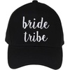 image:imageFunky Junque Bride Baseball Cap Embroidered Cotton Bachelorette Hat  Soft cotton bride cap with embroidered cursive lettering for bridal showers bachelorette parties engagements amp weddings1 Bride Tribe  Black