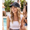 image:imageFunky Junque Bride Baseball Cap Embroidered Cotton Bachelorette Hat  Soft cotton bride cap with embroidered cursive lettering for bridal showers bachelorette parties engagements amp weddings1 Bride Tribe  Black