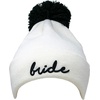 image:imageFunky Junque Bride Beanie  Womens Winter Beanie with Pom White Embroidered Bride Hat Gift for Bachelorette amp Bridal ShowerWhite