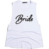 image:imageFunky Junque Bride Tank Top for Women  Bachelorette Party Favors Wedding Shirt Bridal Wifey Tee Bride ShirtsBride  White