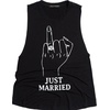 image:imageFunky Junque Bride Tank Top for Women  Bachelorette Party Favors Wedding Shirt Bridal Wifey Tee Bride ShirtsJust Married W Finger  Black