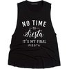 image:imageFunky Junque Bride Tank Top for Women  Bachelorette Party Favors Wedding Shirt Bridal Wifey Tee Bride ShirtsNo Time to Siesta Its My Final Fiesta  Black