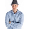 image:imageFunky Junque Fedora Hats for Men Women Beach Sun Hat Cotton Traveler Short Brim Classic Panama Cap Summer Derby UnisexLight Grey