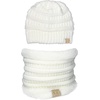 image:imageFunky Junque Fleece Lined Winter Neck Warmer Tube Scarf Cold Weather Gaiter for Kids Boys Girls ToddlersIvory