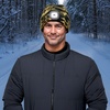 image:imageFunky Junque LED Light Beanie  Light GreyCamo