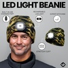 image:imageFunky Junque LED Light Beanie  Light GreyCamo
