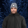image:imageFunky Junque LED Light Beanie  Light GreyLight Gray