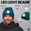 image:imageFunky Junque LED Light Beanie  Light GreyTeal