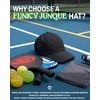 image:imageFunky Junque Lightweight Running Hat  Adjustable Polyester Cap with Sun Protection Golf Beach and Weekend Wear Trendy Caps for MenBlack