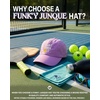 image:imageFunky Junque Lightweight Running Hat  Adjustable Polyester Cap with Sun Protection Golf Beach and Weekend Wear Trendy Caps for MenJust Dink It  Lavender