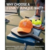 image:imageFunky Junque Lightweight Running Hat  Adjustable Polyester Cap with Sun Protection Golf Beach and Weekend Wear Trendy Caps for MenJust Dink It  Neon Orange