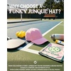 image:imageFunky Junque Lightweight Running Hat  Adjustable Polyester Cap with Sun Protection Golf Beach and Weekend Wear Trendy Caps for MenLight Pink