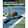 image:imageFunky Junque Lightweight Running Hat  Adjustable Polyester Cap with Sun Protection Golf Beach and Weekend Wear Trendy Caps for MenOlive
