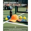 image:imageFunky Junque Lightweight Running Hat  Adjustable Polyester Cap with Sun Protection Golf Beach and Weekend Wear Trendy Caps for MenOrange