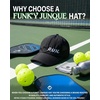 image:imageFunky Junque Lightweight Running Hat  Adjustable Polyester Cap with Sun Protection Golf Beach and Weekend Wear Trendy Caps for MenRun Black