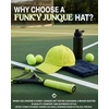 image:imageFunky Junque Lightweight Running Hat  Adjustable Polyester Cap with Sun Protection Golf Beach and Weekend Wear Trendy Caps for MenYellow