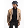 image:imageFunky Junque Mens Classic Wool Blend Newsboy Tweed Flat Cap  Stylish Vintage Hat2 Pack Lt Grey  Charcoal Plaid W BlueBeige