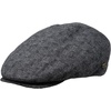 image:imageFunky Junque Mens Classic Wool Blend Newsboy Tweed Flat Cap  Stylish Vintage HatBlack Brushed Check Slim
