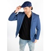 image:imageFunky Junque Mens Classic Wool Blend Newsboy Tweed Flat Cap  Stylish Vintage HatBlue Plaid W Red  White Check Slim