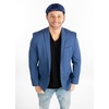 image:imageFunky Junque Mens Classic Wool Blend Newsboy Tweed Flat Cap  Stylish Vintage HatBlue Plaid W Red  White Check Slim