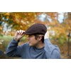 image:imageFunky Junque Mens Classic Wool Blend Newsboy Tweed Flat Cap  Stylish Vintage HatBrown