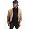 image:imageFunky Junque Mens Classic Wool Blend Newsboy Tweed Flat Cap  Stylish Vintage HatCharcoal Plaid W Blue  Beige Check