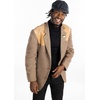 image:imageFunky Junque Mens Classic Wool Blend Newsboy Tweed Flat Cap  Stylish Vintage HatCharcoal Plaid W Blue  Beige Check