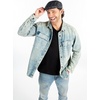 image:imageFunky Junque Mens Classic Wool Blend Newsboy Tweed Flat Cap  Stylish Vintage HatHerringbone Black W Grey Stripes Slim