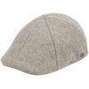 image:imageFunky Junque Mens Classic Wool Blend Newsboy Tweed Flat Cap  Stylish Vintage HatLight Grey