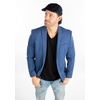 image:imageFunky Junque Mens Classic Wool Blend Newsboy Tweed Flat Cap  Stylish Vintage HatNavy Pinstripe Slim