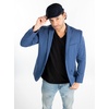 image:imageFunky Junque Mens Classic Wool Blend Newsboy Tweed Flat Cap  Stylish Vintage HatNavy Pinstripe Slim
