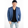 image:imageFunky Junque Mens Classic Wool Blend Newsboy Tweed Flat Cap  Stylish Vintage HatNavy Pinstripe Slim
