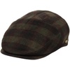 image:imageFunky Junque Mens Classic Wool Blend Newsboy Tweed Flat Cap  Stylish Vintage HatOlive Plaid W Black  Red Check Slim