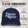 image:imageFunky Junque Mens Golf Hat Breathable Performance Baseball Cap  Lightweight golf hat with breathable eyelet ventilation for rounds gym sessions active days amp outdoor sportDesire to Retire Navy